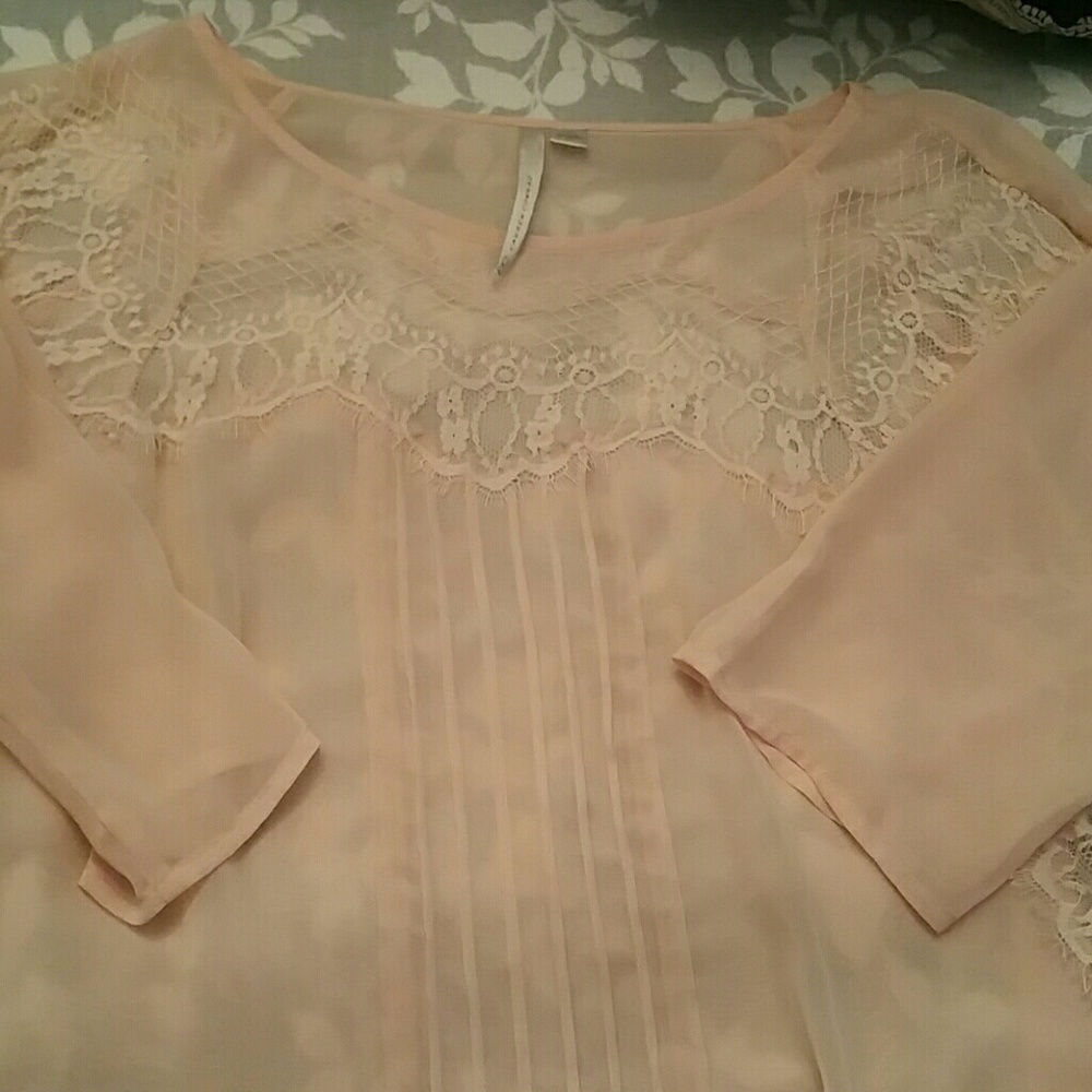 Lauren Conran size large sheer top